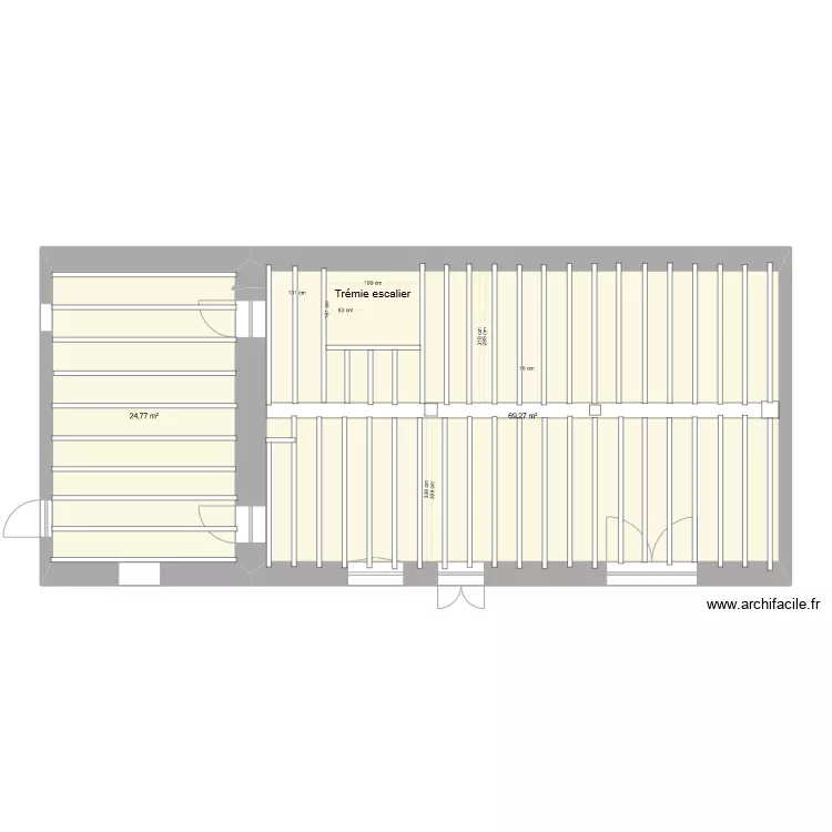 MAISON DE FAMILLE solivage. Plan de 
