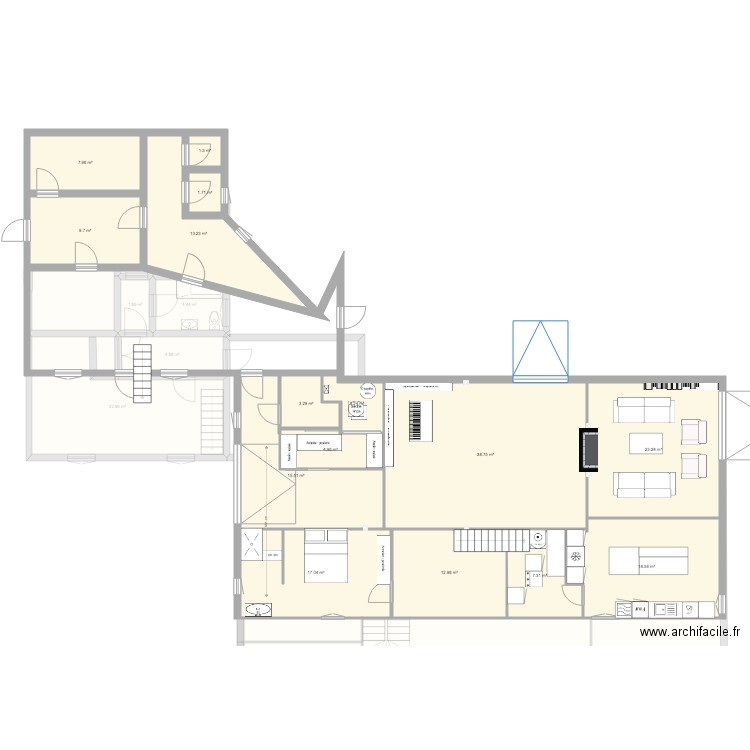 le pouget ini. Plan de 0 pièce et 0 m2