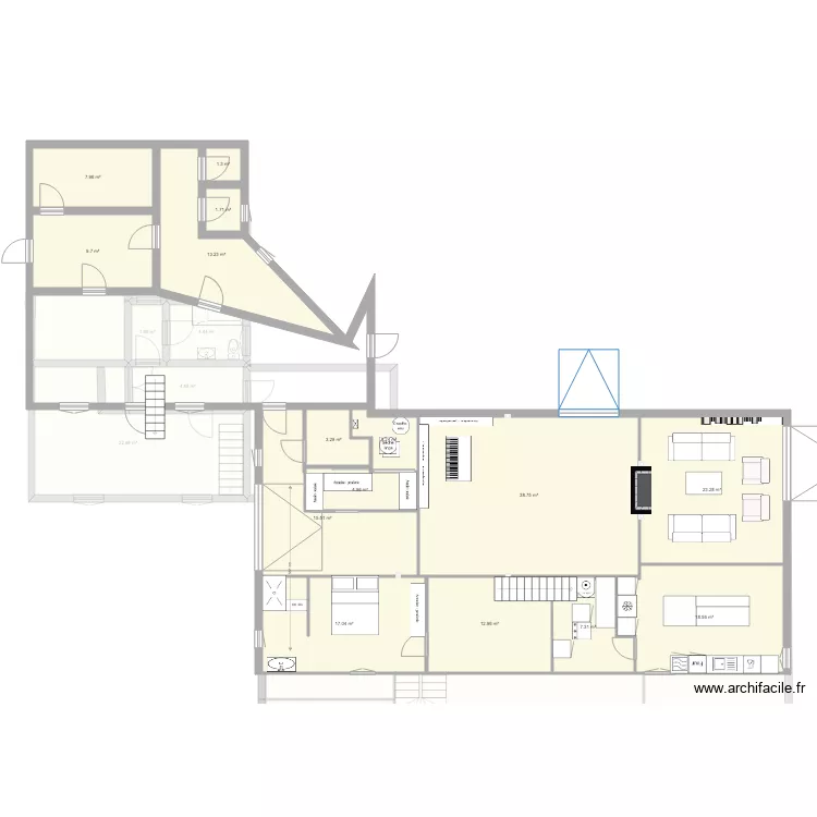 le pouget ini. Plan de 