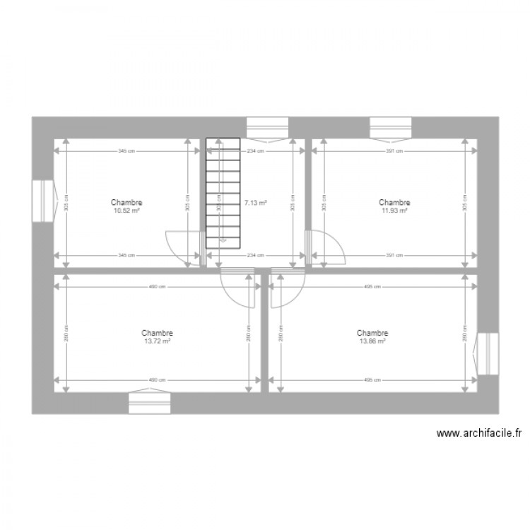 BARRET . Plan de 0 pièce et 0 m2