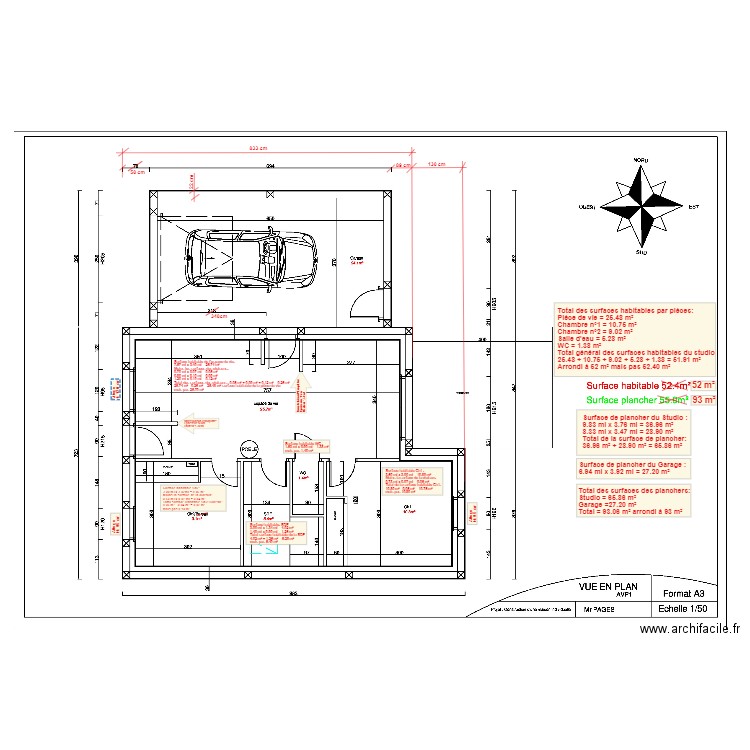 Plan intérieur du 22-04-23. Plan de 0 pièce et 0 m2