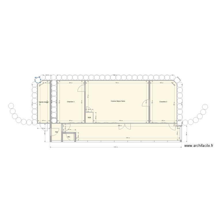 Earthship inversion plan de niveau. Plan de 0 pièce et 0 m2