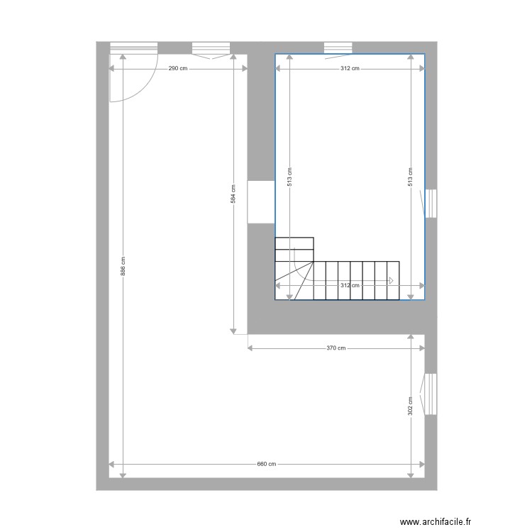 channel. Plan de 0 pièce et 0 m2