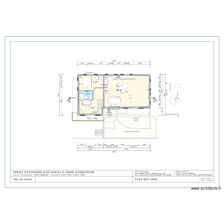 Abondance REZ Opt1. Plan de 0 pièce et 0 m2