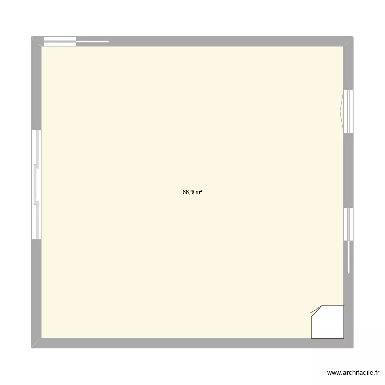 maison. Plan de 