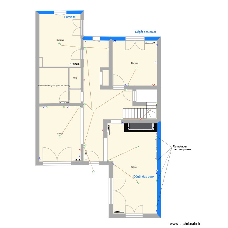 Rez de chaussée final. Plan de 0 pièce et 0 m2