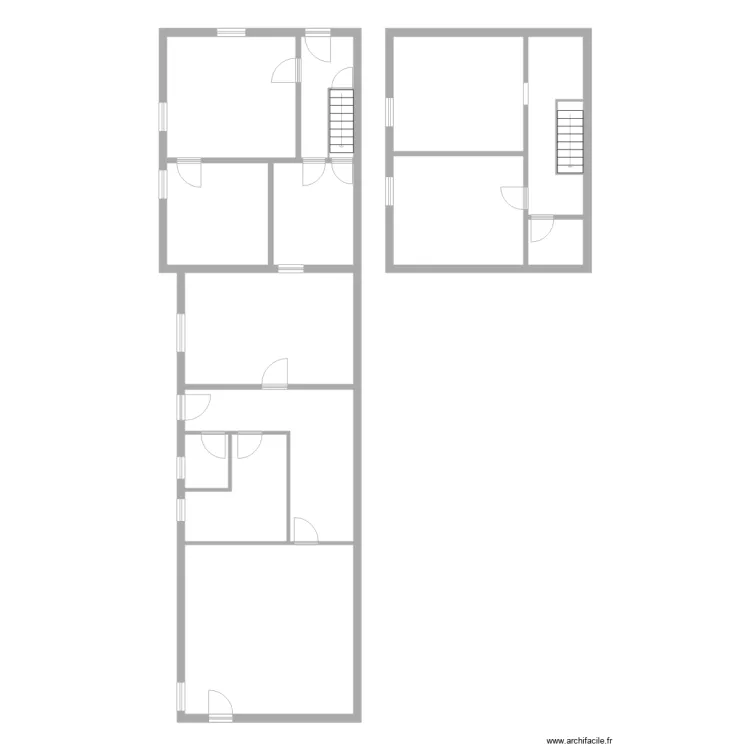 WEISSBRAUN ERSTEIN RDC ET ETAGE. Plan de 