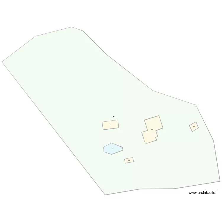 Terrain Brut. Plan de 