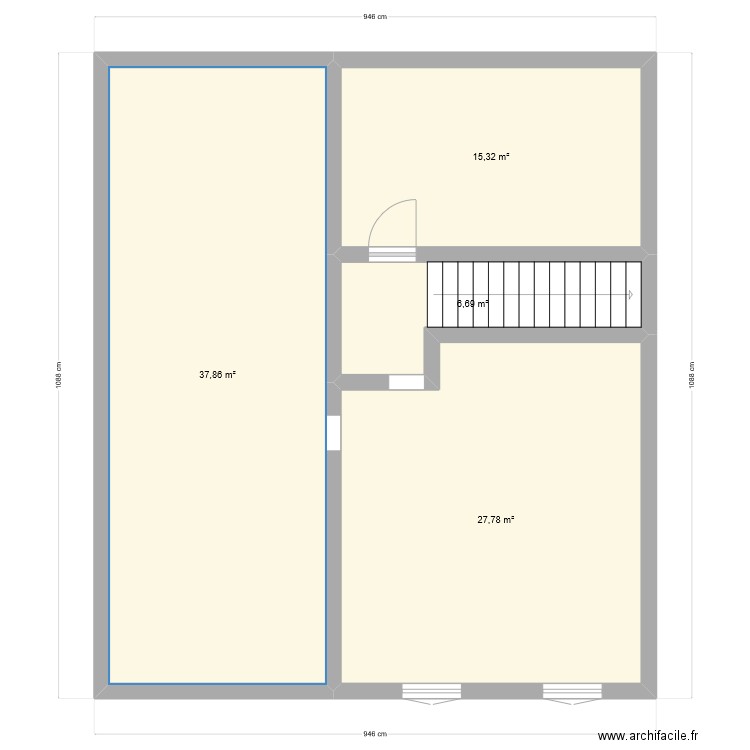 2 eme etage. Plan de 0 pièce et 0 m2