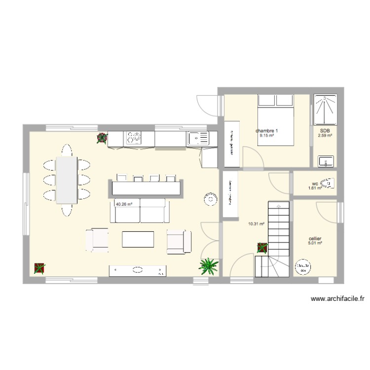 maison bonnevaux bis. Plan de 0 pièce et 0 m2