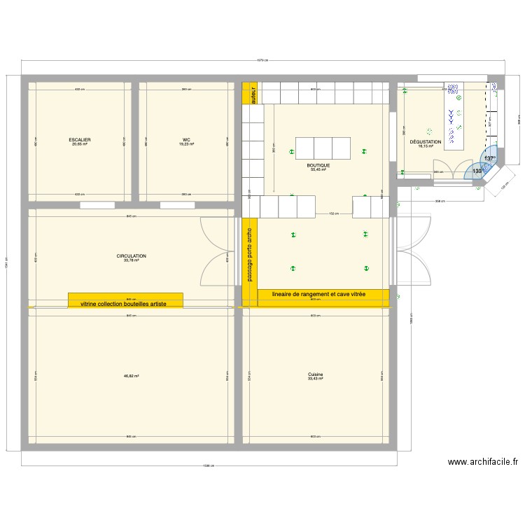 ROMBEAU Caveau vente. Plan de 0 pièce et 0 m2