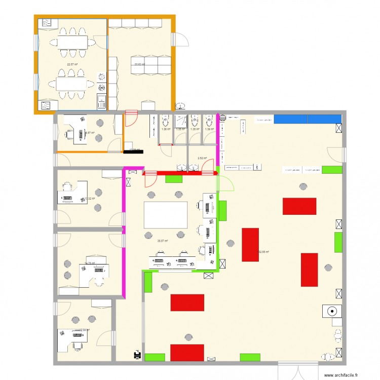 KP1 modifié version 10. Plan de 0 pièce et 0 m2