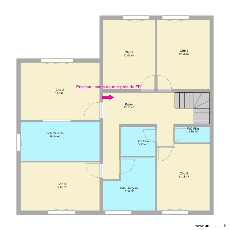 Etage caméra. Plan de 0 pièce et 0 m2