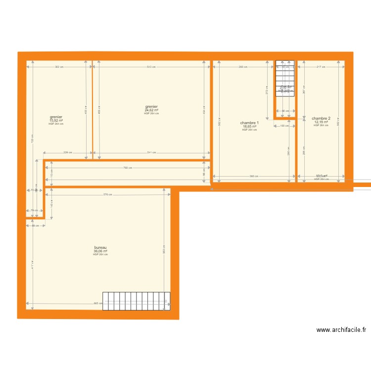 HAUT. Plan de 0 pièce et 0 m2