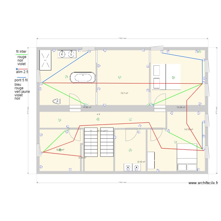 plan  r 1. Plan de 0 pièce et 0 m2