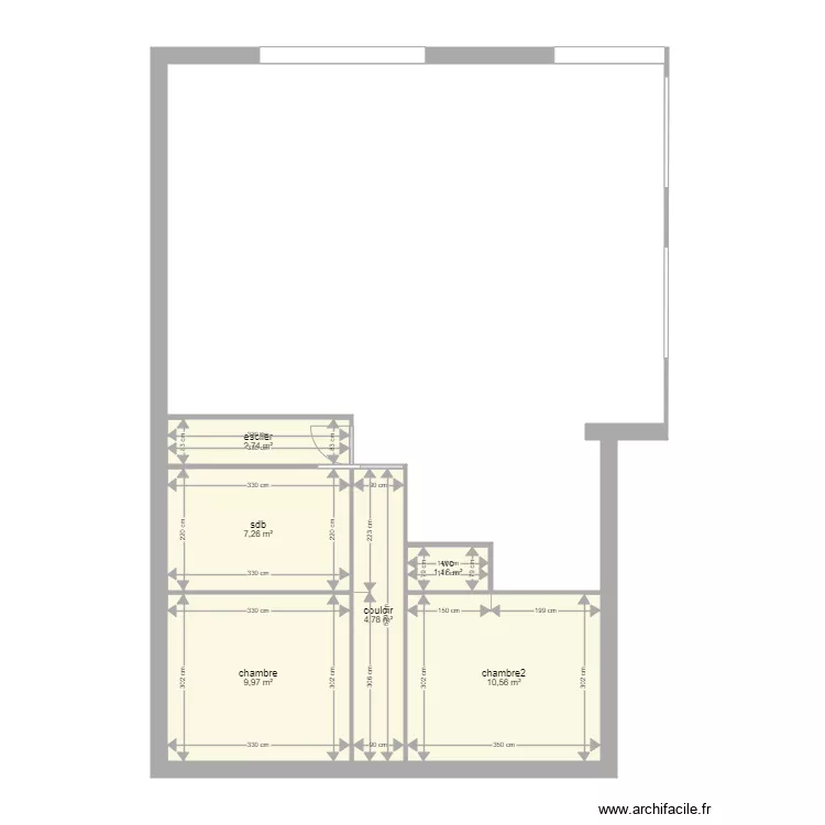nouvelle maison jo elo . Plan de 
