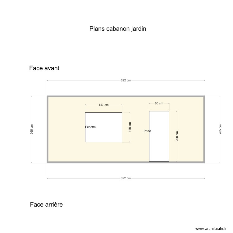 facade algeco. Plan de 0 pièce et 0 m2