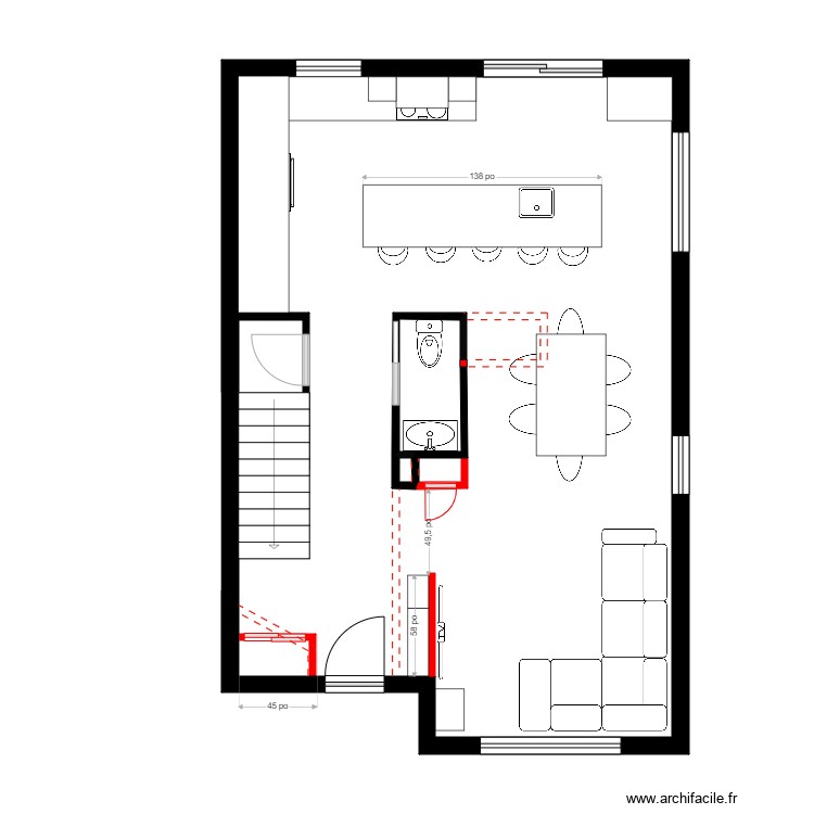Godin 1. Plan de 0 pièce et 0 m2