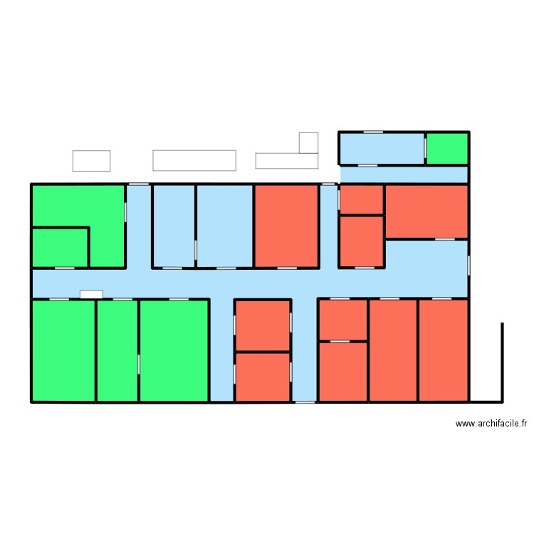 Elior v2. Plan de 20 pièces et 98 m2