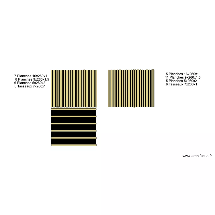 Lambris. Plan de Lambris. Plan de