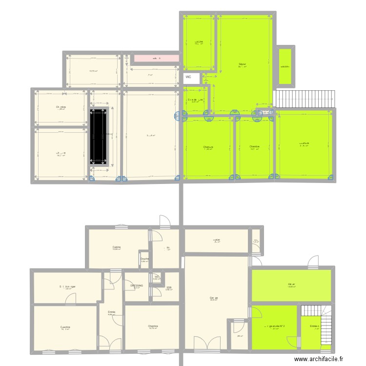 Bischwiller niveau 1. Plan de 0 pièce et 0 m2