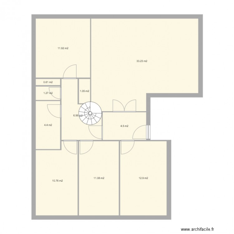 st hubert rdc. Plan de 0 pièce et 0 m2