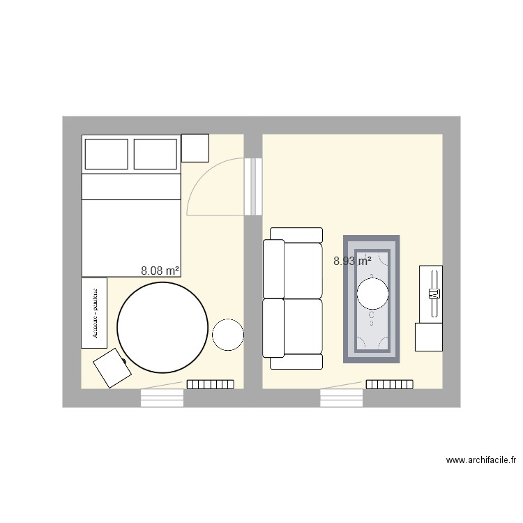 Gros détail . Plan de 0 pièce et 0 m2