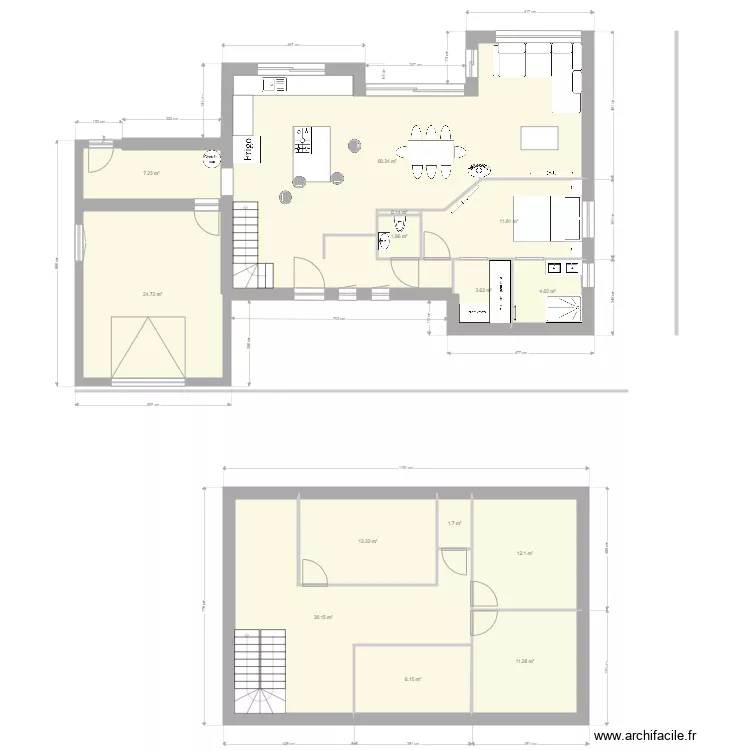 MAISON 1. Plan de 
