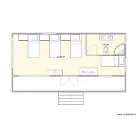 PLAN MAISON 41m&sup2; - ILOT FREYSINET