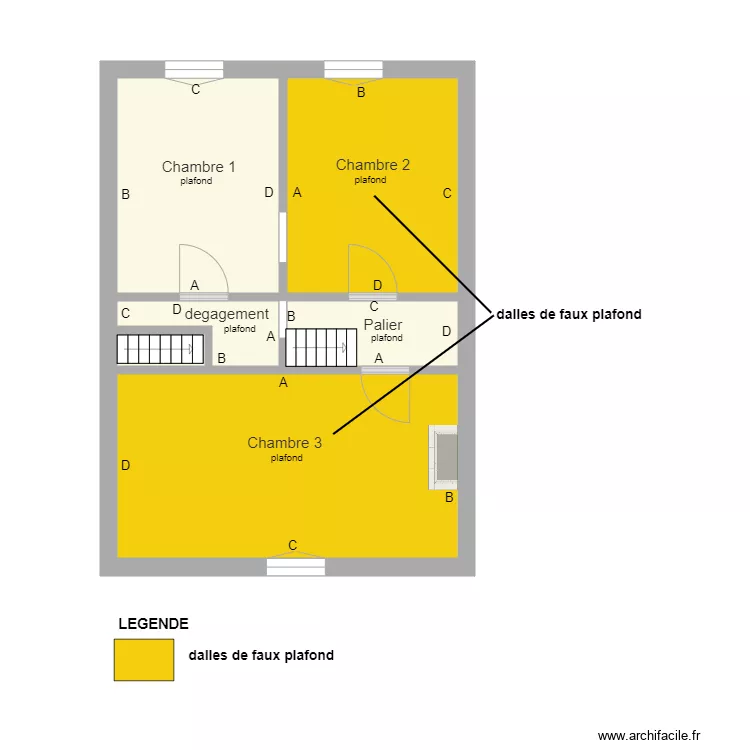 roulle 1er etage. Plan de roulle 1er etage. Plan de