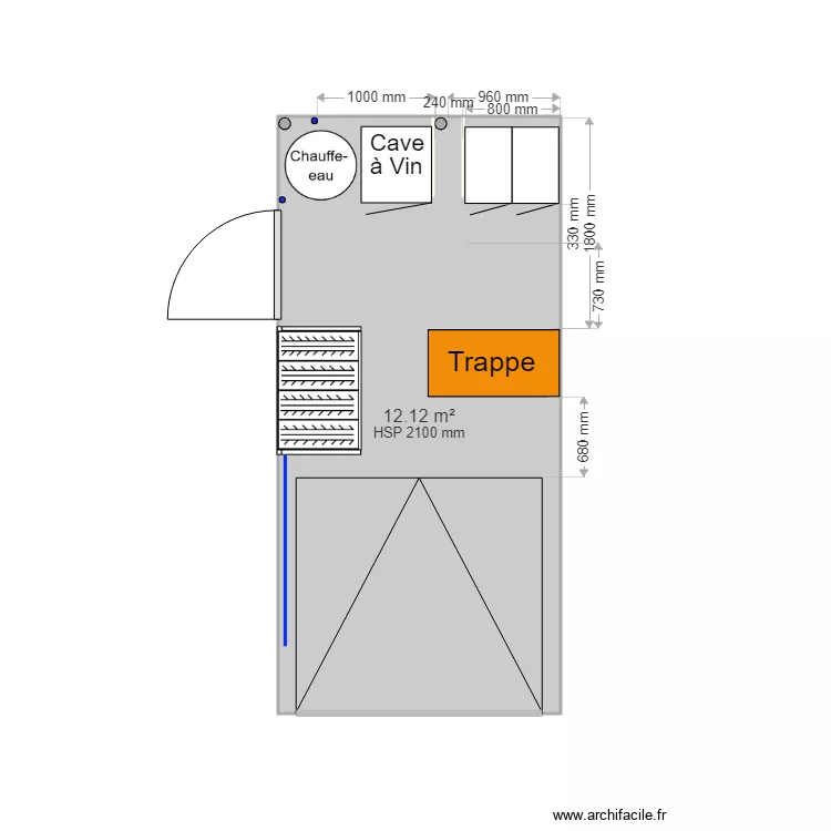 Garage M. AUBRIET. Plan de Garage M. AUBRIET. Plan de