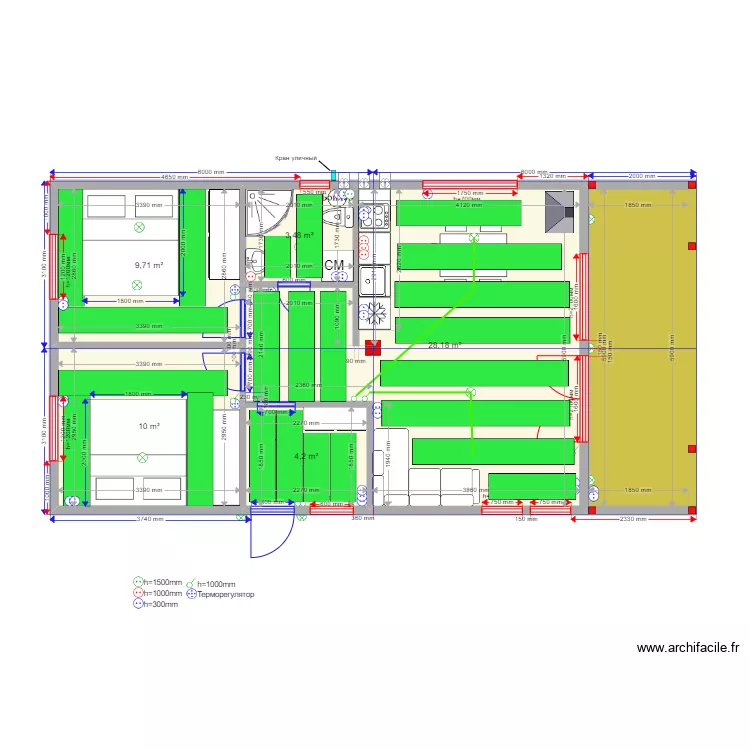 barn3 Жуковский ТП. Plan de 