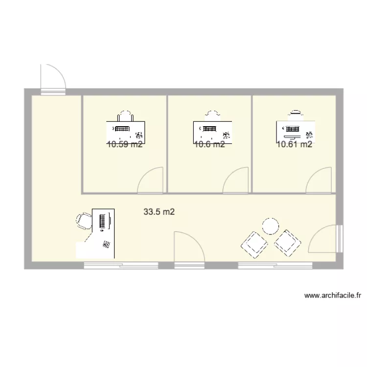 gu&eacute;rande. Plan de 