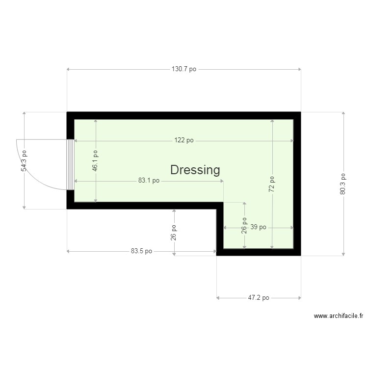 walk in mom . Plan de 0 pièce et 0 m2