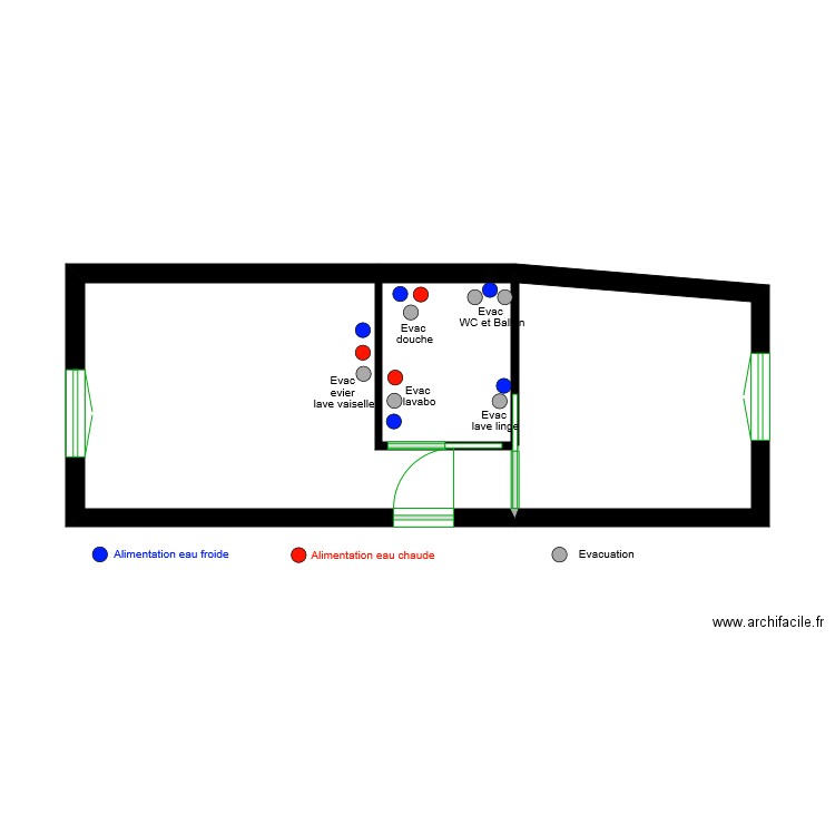 Jouarre plomberie. Plan de 0 pièce et 0 m2