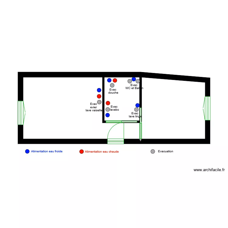 Jouarre plomberie. Plan de 