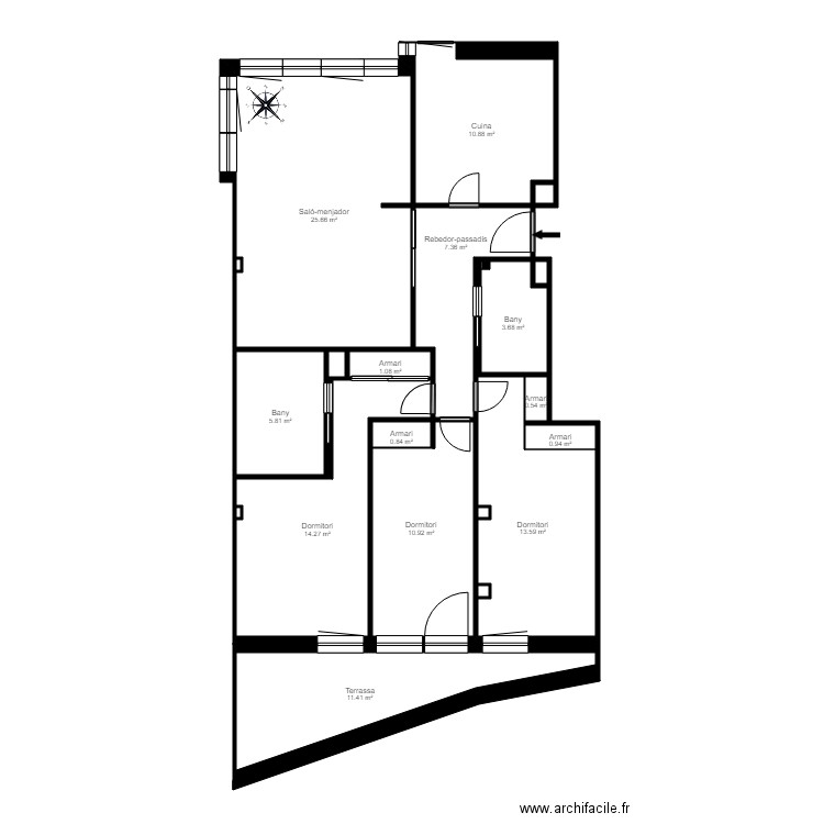 ED SAFIR I ROBÍ ESCALA SAFIR 1 B ORDINO. Plan de 0 pièce et 0 m2