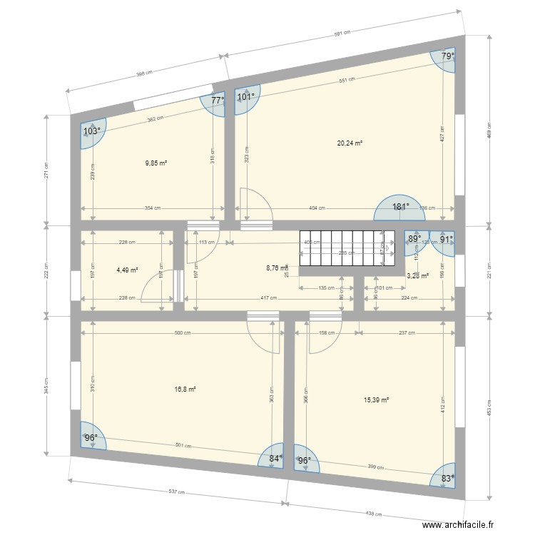 4eme écluse 1er. Plan de 0 pièce et 0 m2