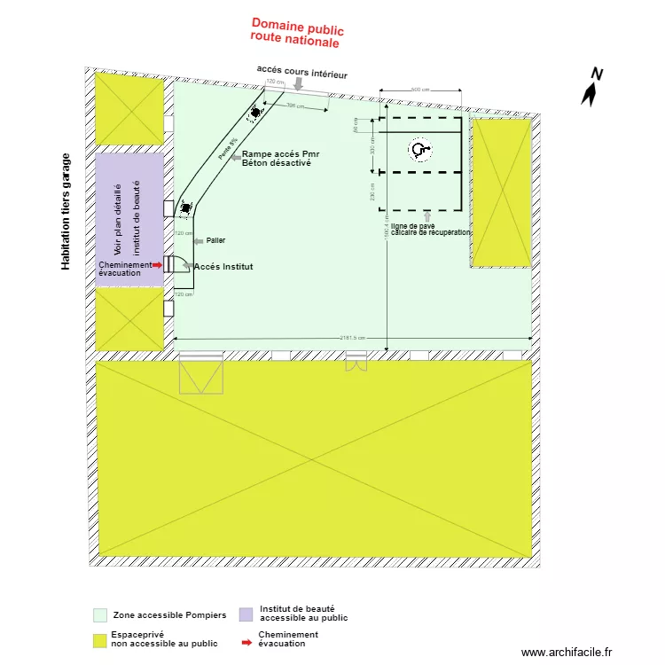 plan de masse evacuation. Plan de 