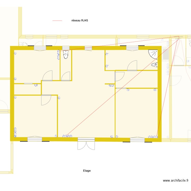villa les oliviers. Plan de 0 pièce et 0 m2