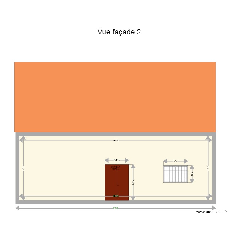 plan de coupe grange 3. Plan de 0 pièce et 0 m2