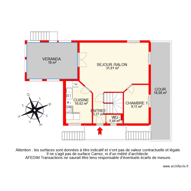 BI 7756 RDC. Plan de 0 pièce et 0 m2