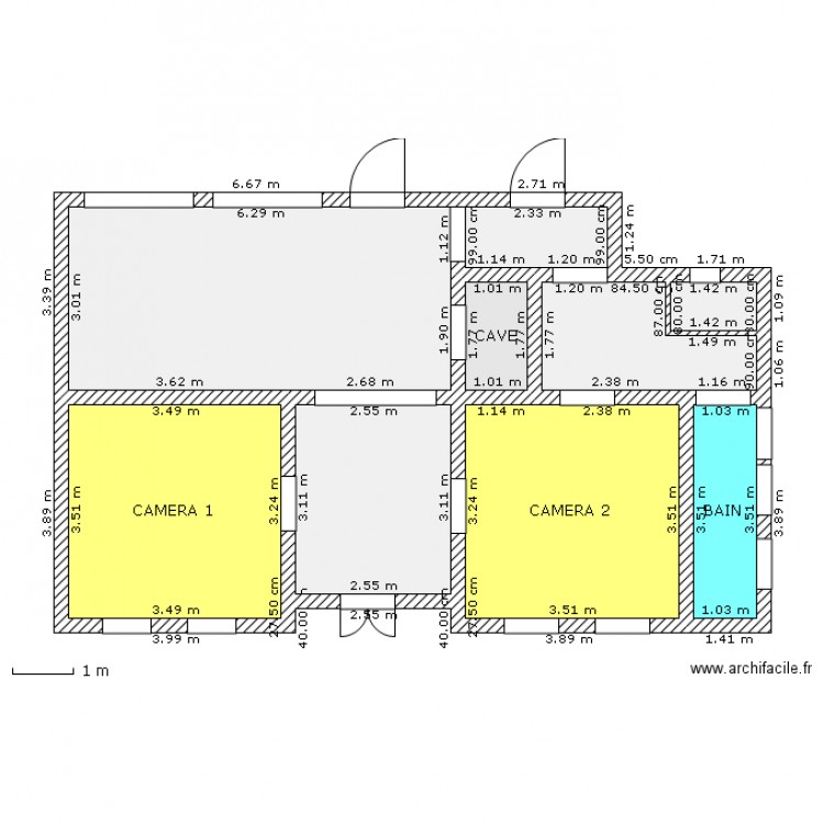 MAISON CAMPAGNE. Plan de 0 pièce et 0 m2