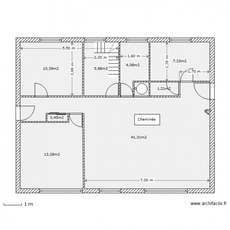 valérie . Plan de 0 pièce et 0 m2