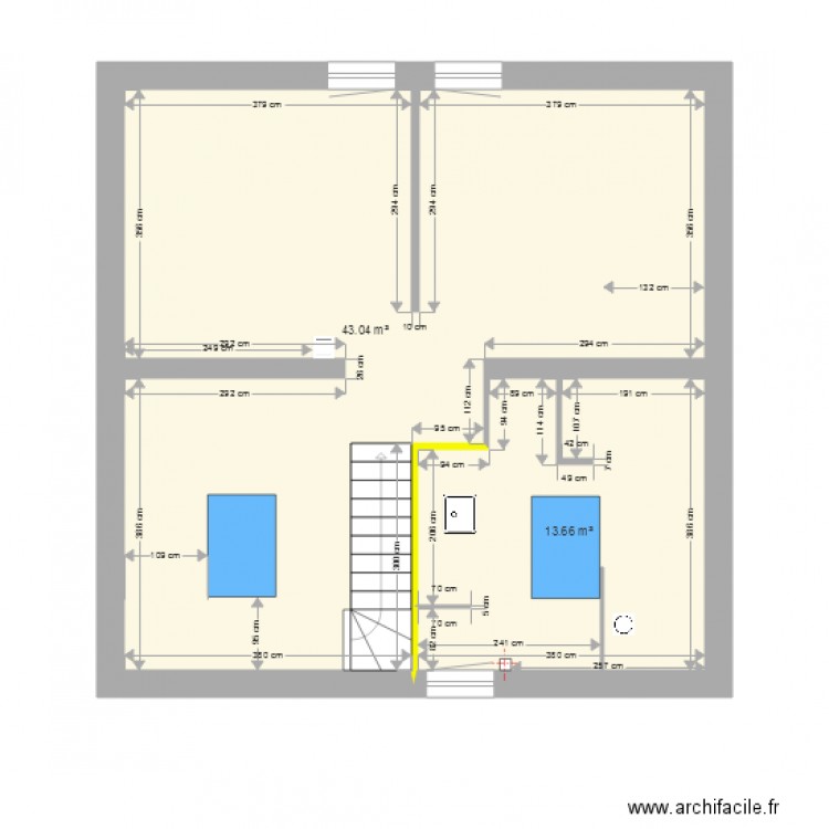 etage cote. Plan de 0 pièce et 0 m2