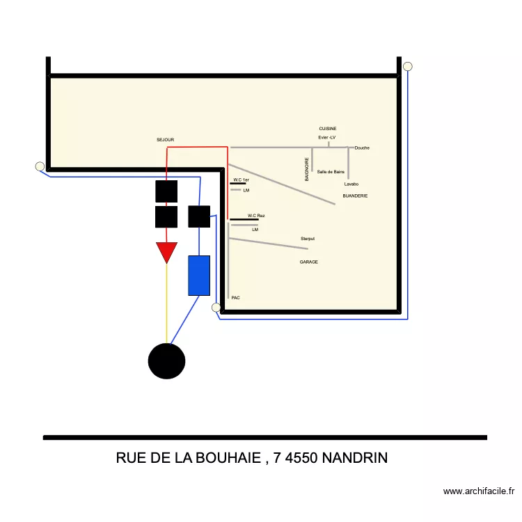 certibeau dela bouhaie. Plan de 