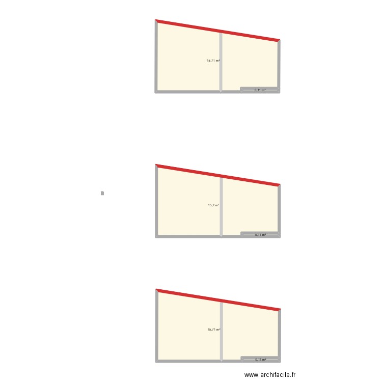 cuisine. Plan de 6 pièces et 47 m2