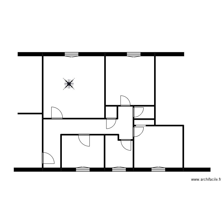 380 PIANI. Plan de 9 pièces et 68 m2