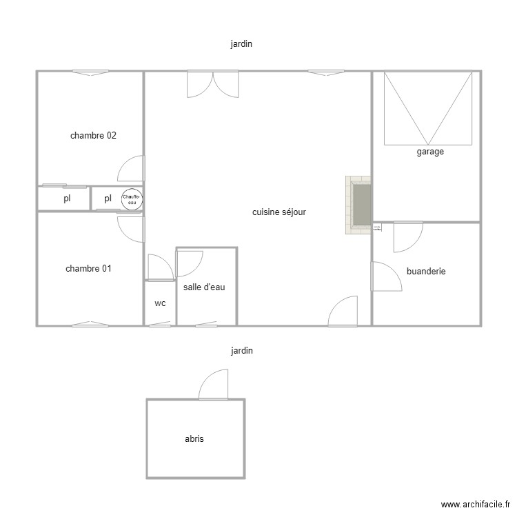 indivision sagot am. Plan de 10 pièces et 88 m2