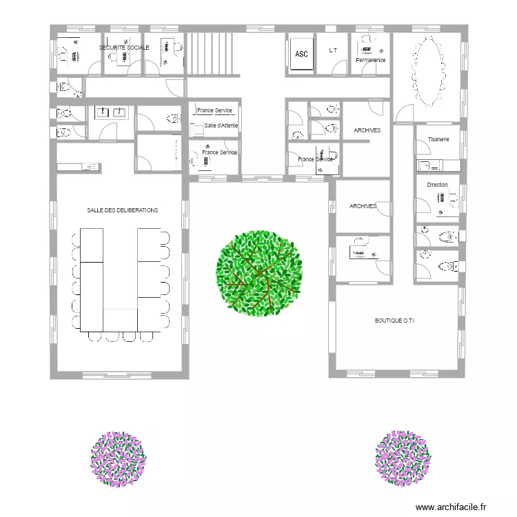 P&Ocirc;LE ADMINISTRATIF. Plan de 